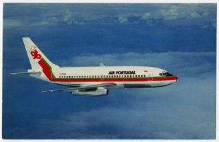 Image: postcard: TAP Air Portugal, Boeing 737