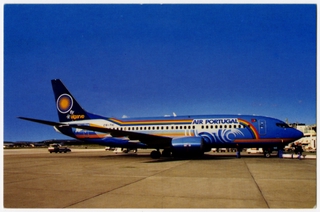 Image: postcard: TAP Air Portugal, Boeing 737-300