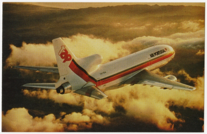 Image: postcard: TAP Air Portugal, Lockheed L-1011 TriStar 500