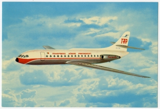 Image: postcard: TAP Air Portugal, Sud Aviation 6R Caravelle
