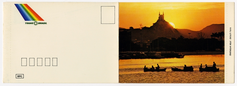 Image: postcard: TransBrasil, Rio de Janeiro