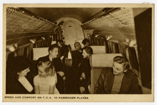 Image: postcard: Trans-Canada Air Lines, Lockheed 10 Electra