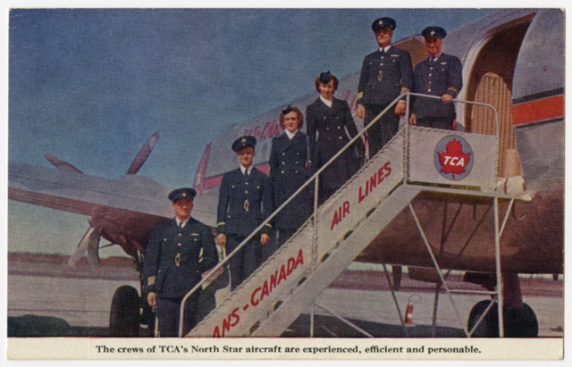 Postcard: Trans-Canada Air Lines, Canadair CL-2 North Star