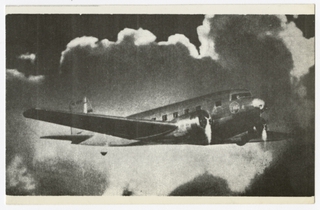 Image: postcard: Transcontinental & Western Air (TWA), Douglas DC-3