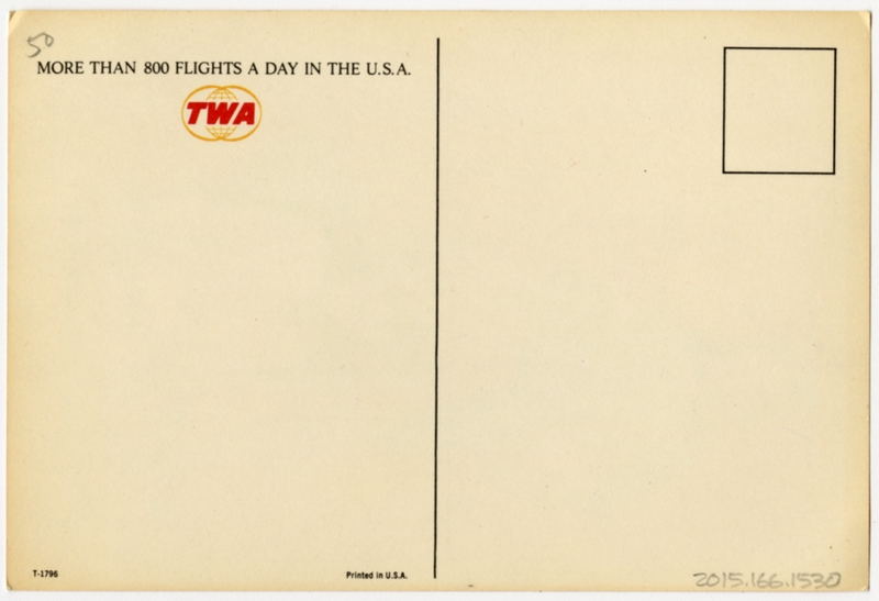 Image: postcard: TWA (Trans World Airlines)