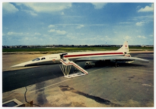 Image: postcard: TWA (Trans World Airlines), Concorde