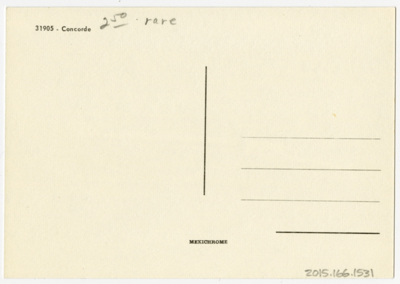 Image: postcard: TWA (Trans World Airlines), Concorde