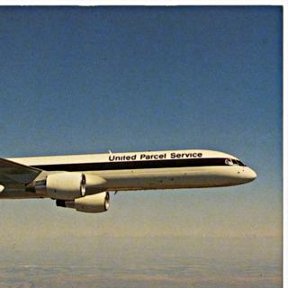 Image #1: postcard: United Parcel Service (UPS), Boeing 757