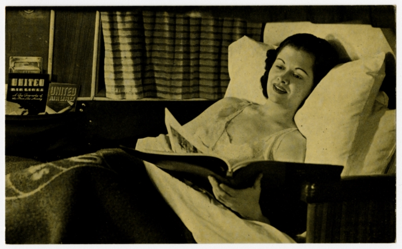 Image: postcard: United Air Lines, Douglas DC-3