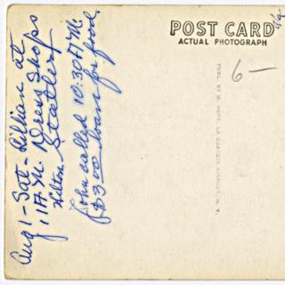 Image #2: postcard: United Air Lines, Douglas DC-3, LaGuardia Airport
