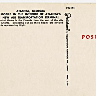 Image #2: postcard: Atlanta International Airport, art