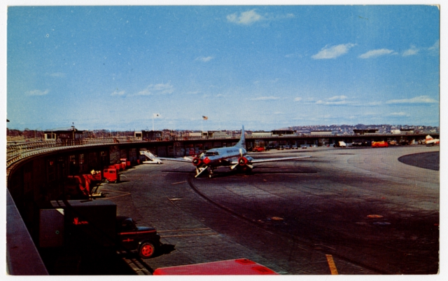 Postcard: Convair 240, Boston Logan International Airport