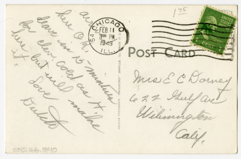 Image: postcard: Chicago Municipal Airport, Douglas DC-3