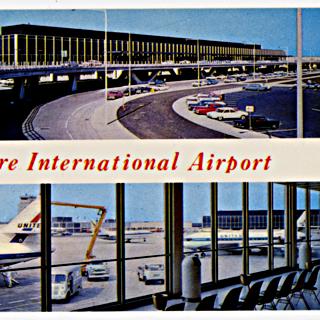 Image #1: postcard: United Airlines, Sud Aviation Caravelle, Chicago O’Hare Airport