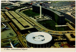 Image: postcard: Chicago O’Hare International Airport
