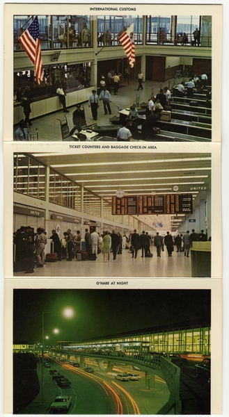 Image: postcard packet: Chicago O’Hare International Airport
