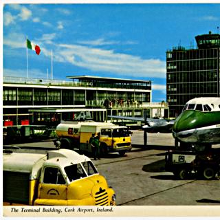 Image #1: postcard: Cork Airport, Vickers Viscount, Aer Lingus