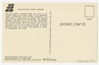 Image: postcard: Dallas / Fort Worth International Airport