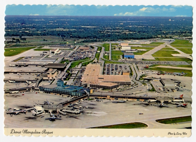 Postcard: Detroit Metropolitan Airport