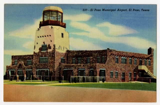 Postcard: El Paso Municipal Airport
