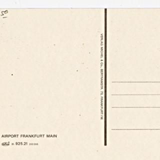 Image #2: postcard: Pan American World Airways, Boeing 707, Frankfurt Airport