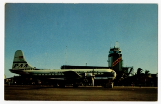 Image: postcard: Honolulu International Airport, Pan American World Airways