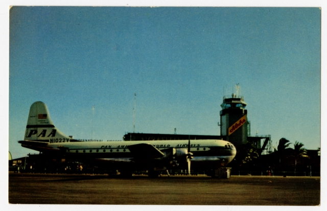 Postcard: Honolulu International Airport, Pan American World Airways