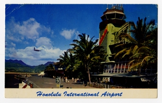 Image: postcard: Honolulu International Airport