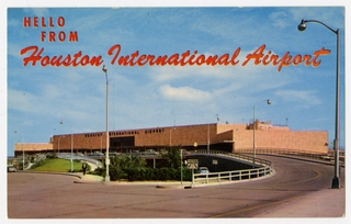 Image: postcard: Houston International Airport