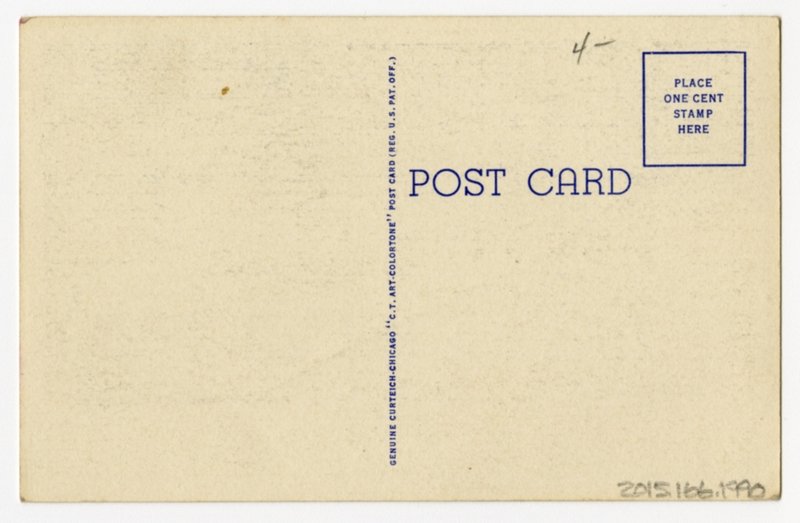 Image: postcard: Mid-Continent Airlines, Douglas DC-3, Huron Airport