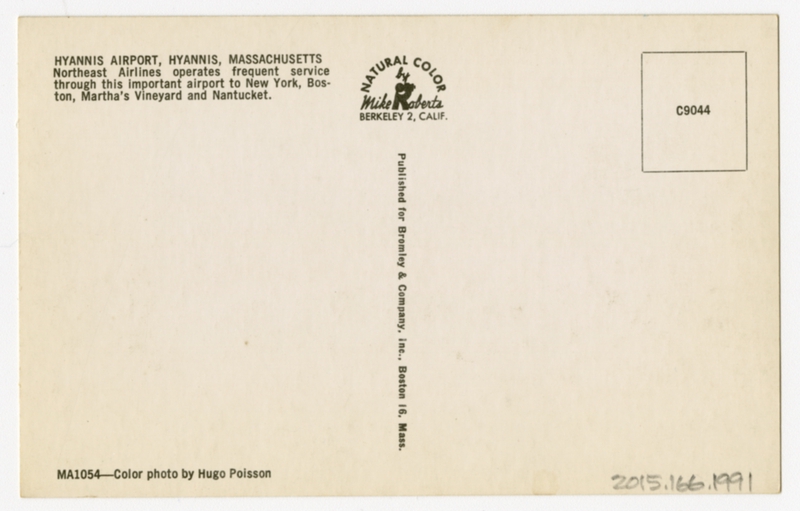 Image: postcard: Hyannis Airport