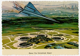 Image: postcard: Kansas City International Airport