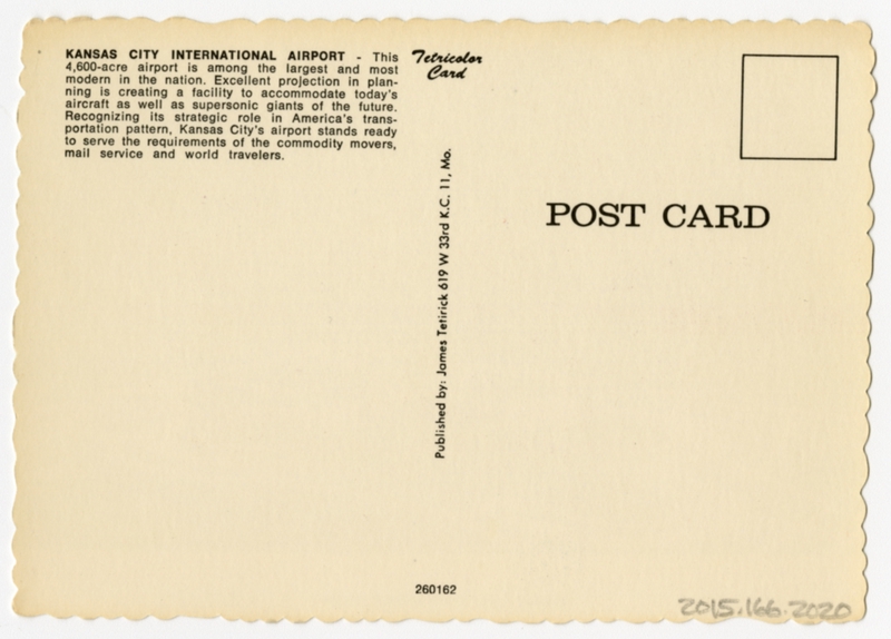 Image: postcard: Kansas City International Airport