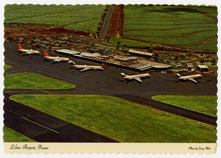 Image: postcard: Lihue Airport