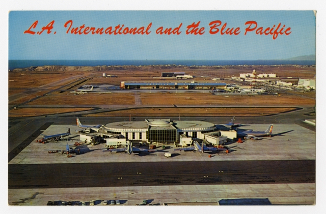 Postcard: Los Angeles International Airport, American Airlines
