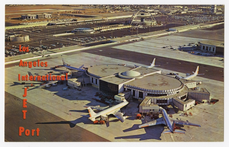 Image: postcard: Los Angeles International Airport
