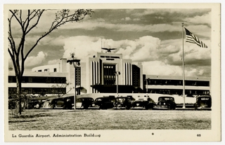Image: postcard: LaGuardia Airport