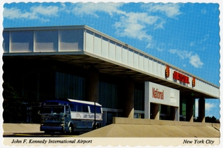 Image: postcard: National Airlines Terminal, John F. Kennedy International Airport