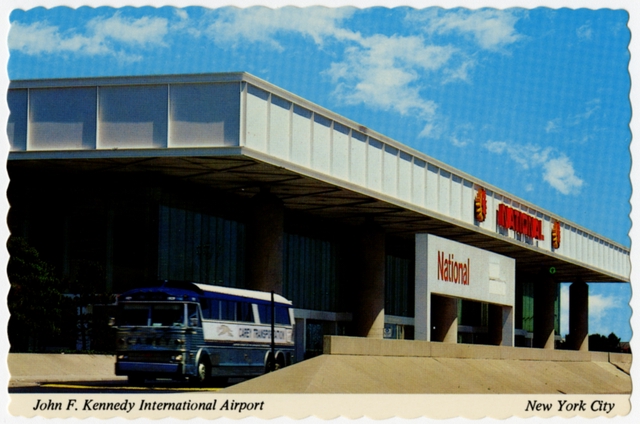Postcard: National Airlines Terminal, John F. Kennedy International Airport