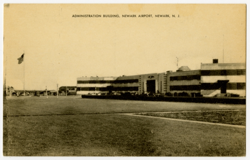 Image: postcard: Newark Airport