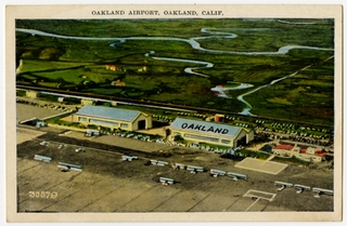Image: postcard: Oakland Airport