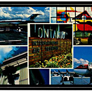 Image #1: postcard: Ontario International Airport