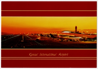 Image: postcard: Osaka Kansai International Airport