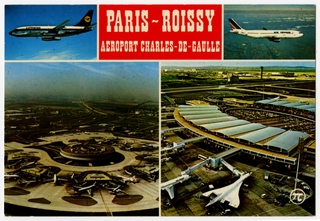 Image: postcard: Paris-Roissy Charles de Gaulle Airport