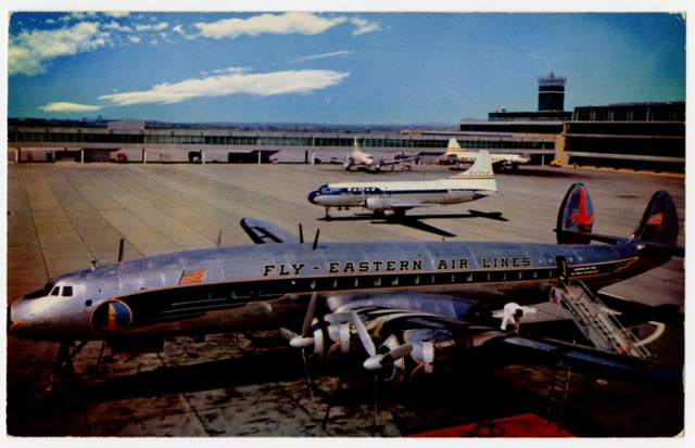 Postcard: Philadelphia International Air Terminal, Eastern Air Lines