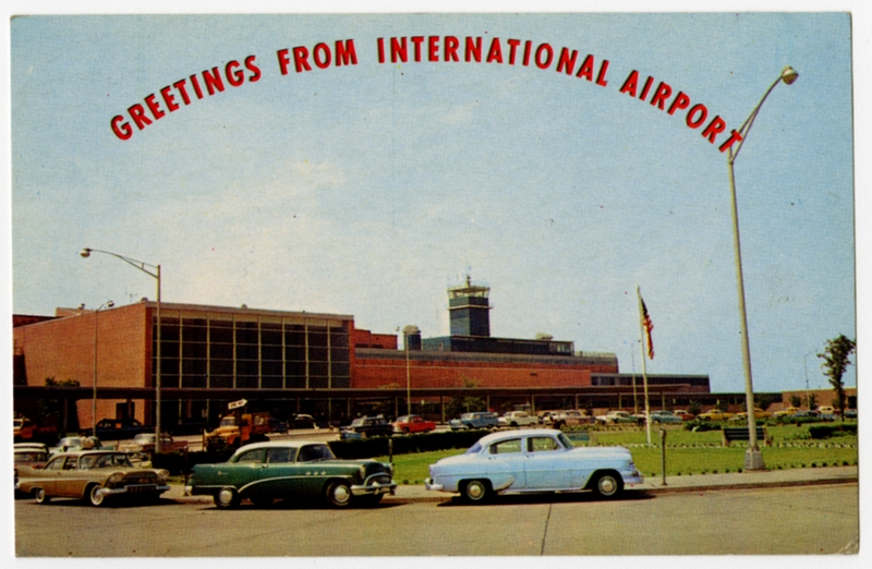 Image: postcard: Philadelphia International Airport