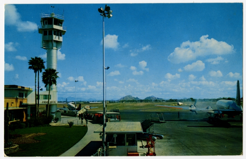 Image: postcard: Phoenix Sky Harbor Municipal Airport