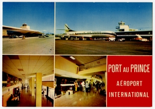 Image: postcard: Port-au-Prince International Airport, Air France