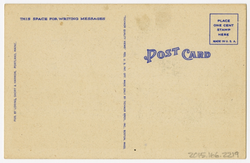 Image: postcard: Northeast Airlines, Douglas DC-3, Portland Municipal Airport (Maine)