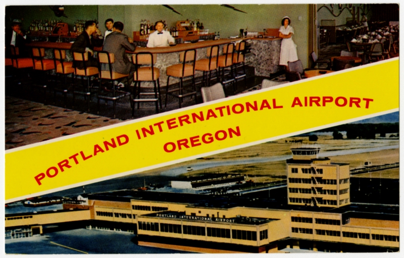 Image: postcard: Portland International Airport (Oregon)